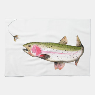 Flygfisket Rainbow Trout Kökshandduk