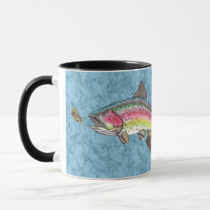 Flygfisket Rainbow Trout Mugg