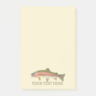 Flygfisket Rainbow Trout Post-it Block