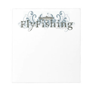 Flygfisket Retro Grunge Anteckningsblock