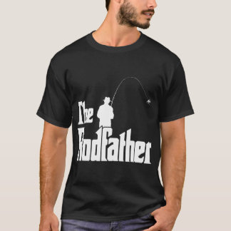 Flygfisket Rodfather Funny Fisherman Sea T Shirt