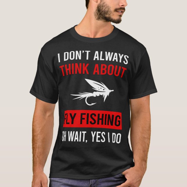 Flygfisket tänka om t shirt (Framsida)
