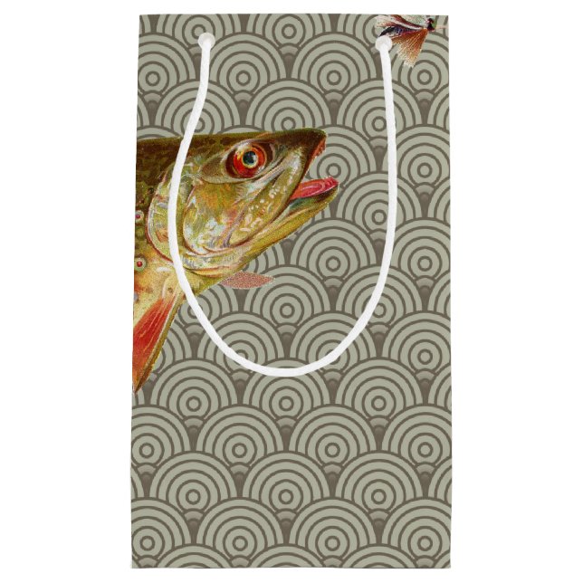 Flygfisket vintage regnbåge Trout (Framsidan)