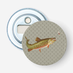 Flygfisket vintage regnbåge Trout Flasköppnare