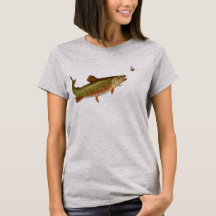 Flygfisket vintage regnbåge Trout Tröja