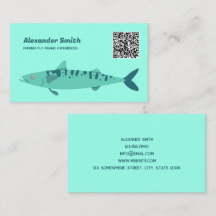Flygfiskets Anpassningsbar QR Visitkort