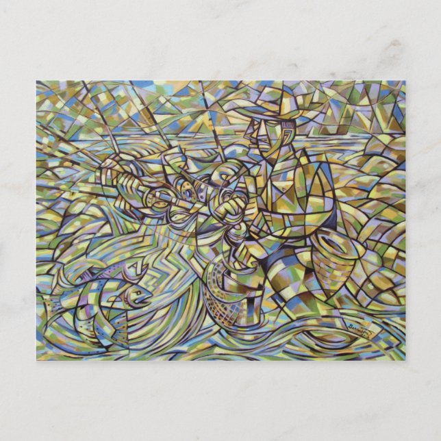 Flygfiskets fiskares vykort (Framsida)