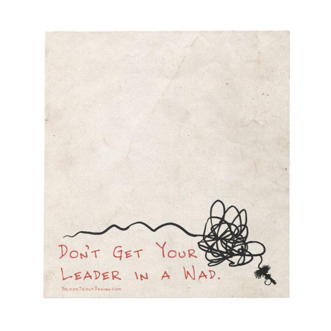 Flygfiskets ledare anteckningsblock (Framsida)