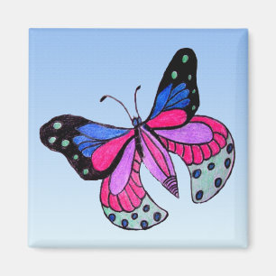 Flygfjäril Magnet