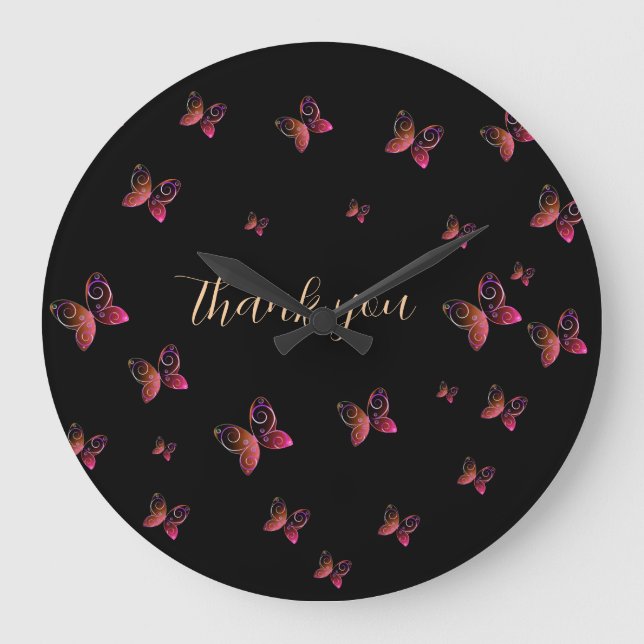 flygfjärilar tack stor klocka (Framsida)