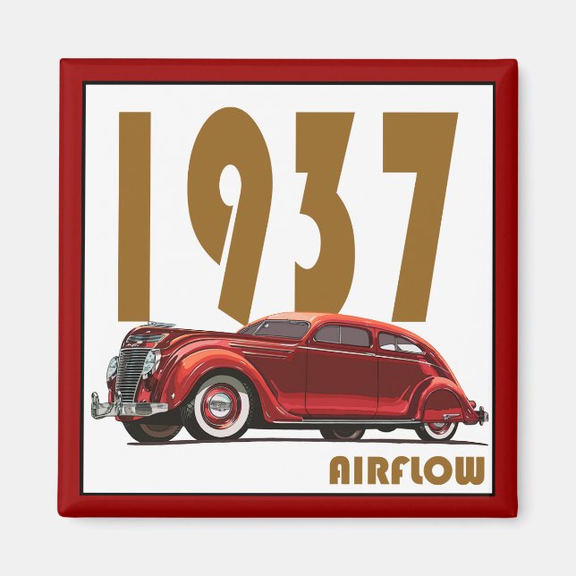 FLYGFLÖDE 1937 MAGNET (Framsidan)