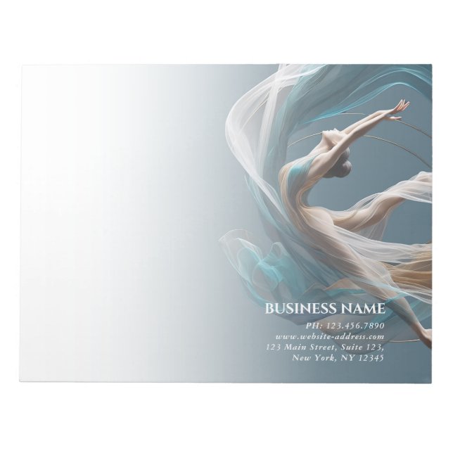 Flygflygande Luft Yoga Instructor Pilates Fitness Anteckningsblock (Framsida)