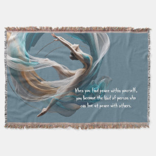 Flygflygande Luft Yoga Instructor Pilates Fitness Filt