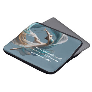 Flygflygande Luft Yoga Instructor Pilates Fitness Laptop Fodral