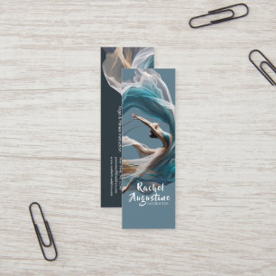Flygflygande Luft Yoga Instructor Pilates Fitness Mini Visitkort