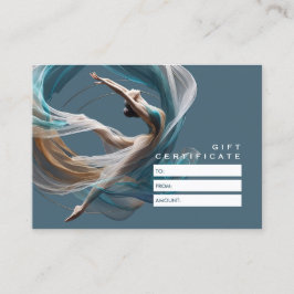 Flygflygande Luft Yoga Instructor Pilates Fitness Rabattkort