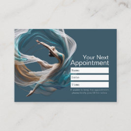 Flygflygande Luft Yoga Instructor Pilates Fitness Tidsbeställning Kort