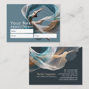 Flygflygande Luft Yoga Instructor Pilates Fitness Tidsbeställning Kort