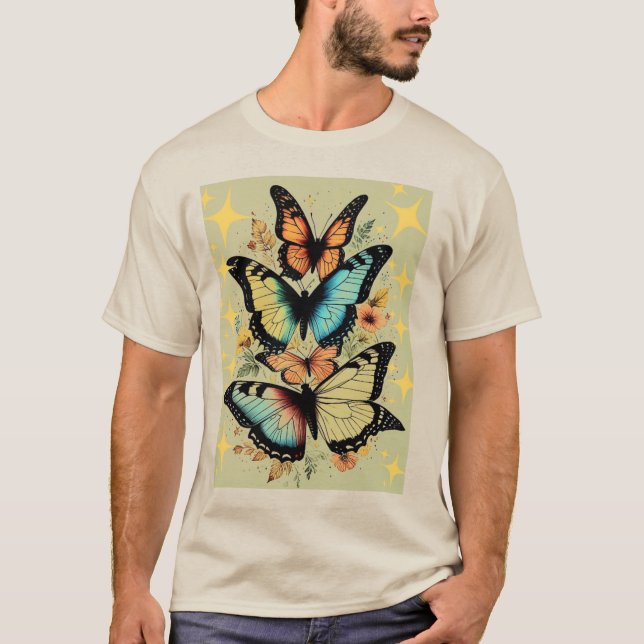 Flygflygillustrationer T Shirt (Framsida)