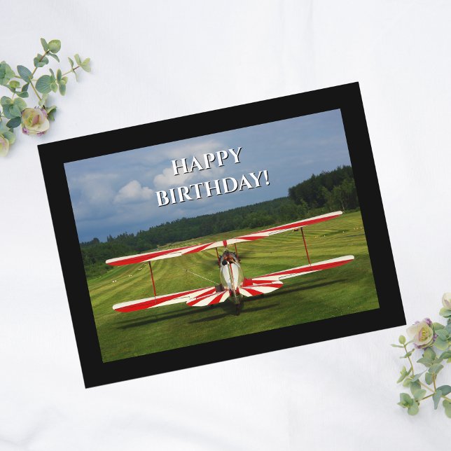 Flygfoto, Cool Aviation Födelsedag Vykort (Skapare uppladdad)