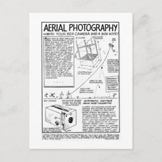 Flygfotografering med lådkamera vykort