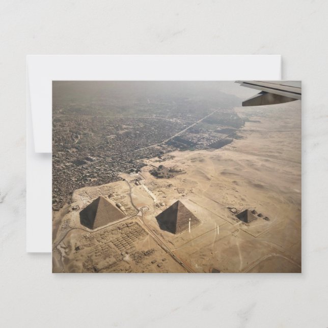 Flygfotografi av pyramider av Egypten (Framsida)