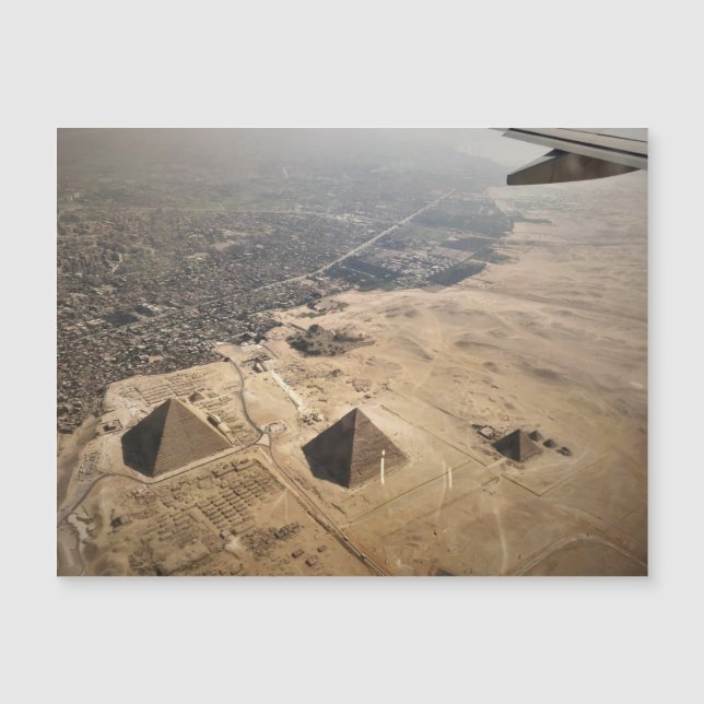 Flygfotografi av pyramider av Egypten (Framsida)
