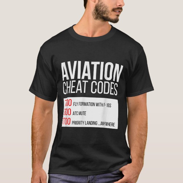 Flygfuskkoder - Lönsamhet för piloter och ATC T Shirt (Framsida)