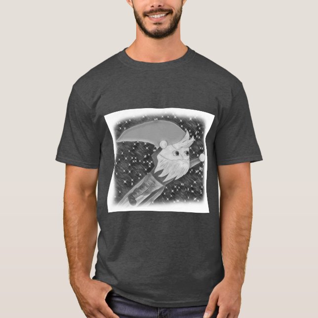 FlygGnomeskjorta, mörkfärger T Shirt (Framsida)