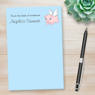 Flyggris - Piglet med vingar Post-it Block
