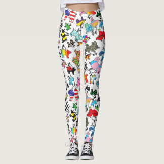 Flyggrisdamasker Leggings