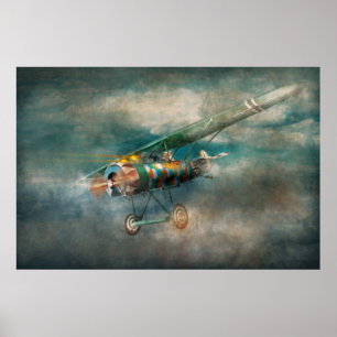 Flyggrisen - agerar av en gris poster