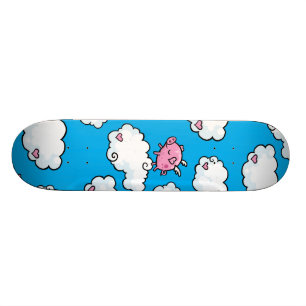 Flyggrisen dansar på moln skateboard bräda 21,5 cm