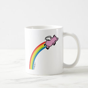 Flyggrisregnbåge Kaffemugg