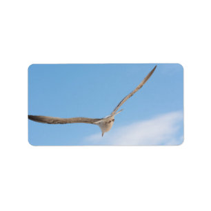 Flyggul Adressetikett