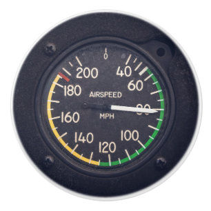Flyghastighetsmätare Knopp