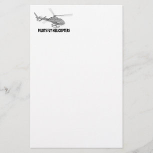 Flyghelikoptrar för piloter brevpapper