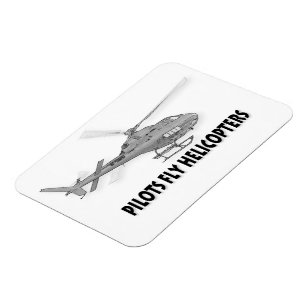 Flyghelikoptrar för piloter magnet