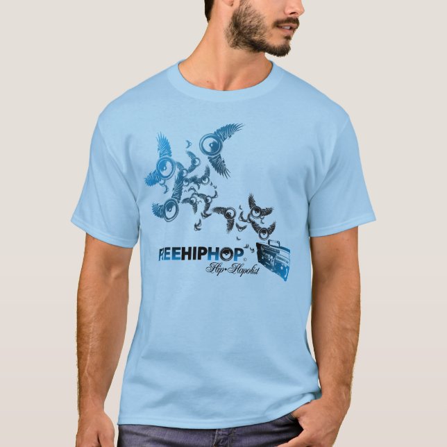 Flyghögtalare Tee Shirt (Framsida)