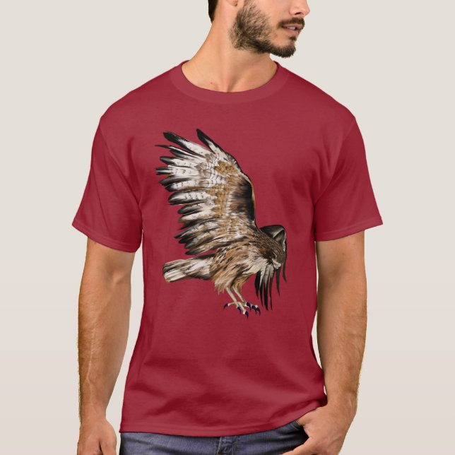 Flyghökskjorta Tee Shirt (Framsida)