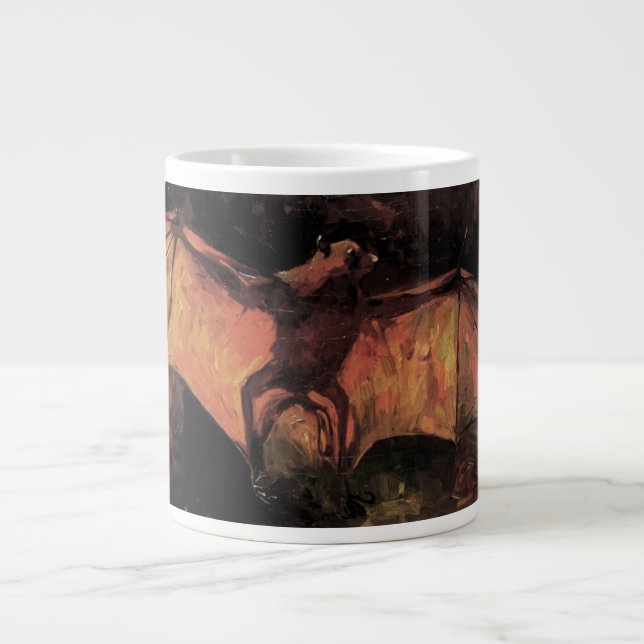 Flyghund av Vincent van Gogh Jumbo Mugg (Framsidan)