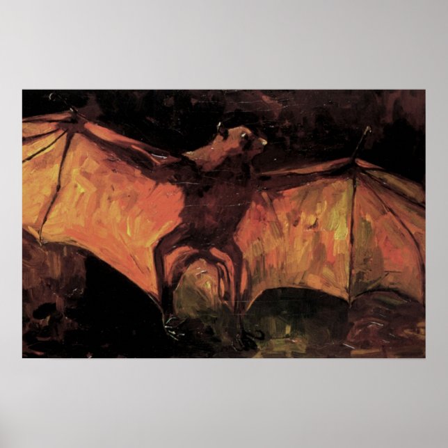 Flyghund av Vincent van Gogh Poster (Framsidan)