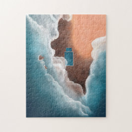 Flygillustration Mona Vale Sten Bassäng Sydney Pussel