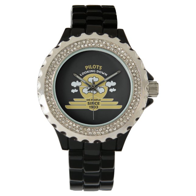 Flyginstruktör | Flygskola | STUDENT | Pro Armbandsur (Framsida)