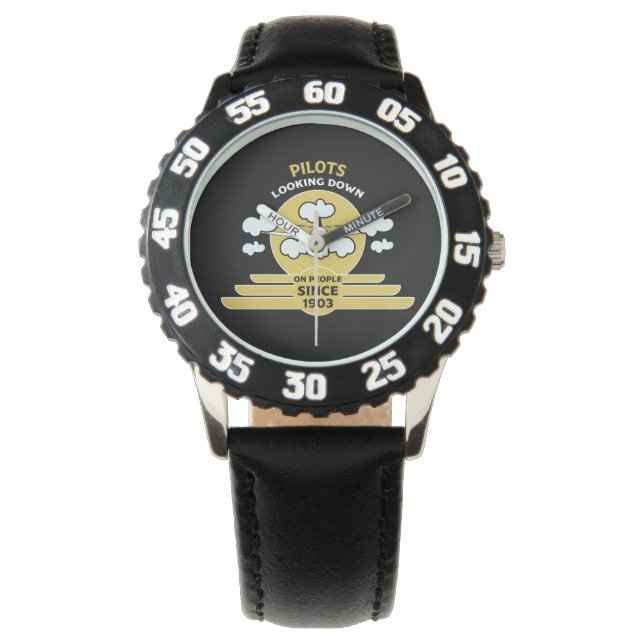 Flyginstruktör | Flygskola | STUDENT | Pro Armbandsur (Framsida)