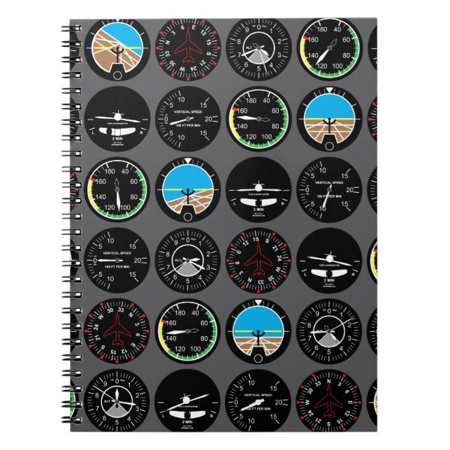 Flyginstrument Anteckningsbok (Framsidan)