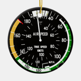 Flyginstrument för flygindikator för luftfartyg julgransprydnad keramik