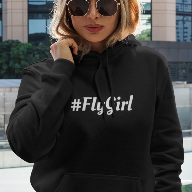 #FlyGirl Typography Simple, Modern Travel Anpassni T Shirt (Skapare uppladdad)
