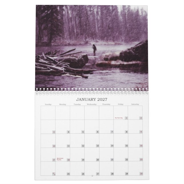 Flygkalender Kalender (Jan 2027)