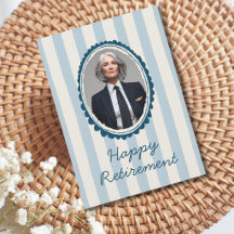 Flygkapten Pensionär Foto Blå Elfenbensränder